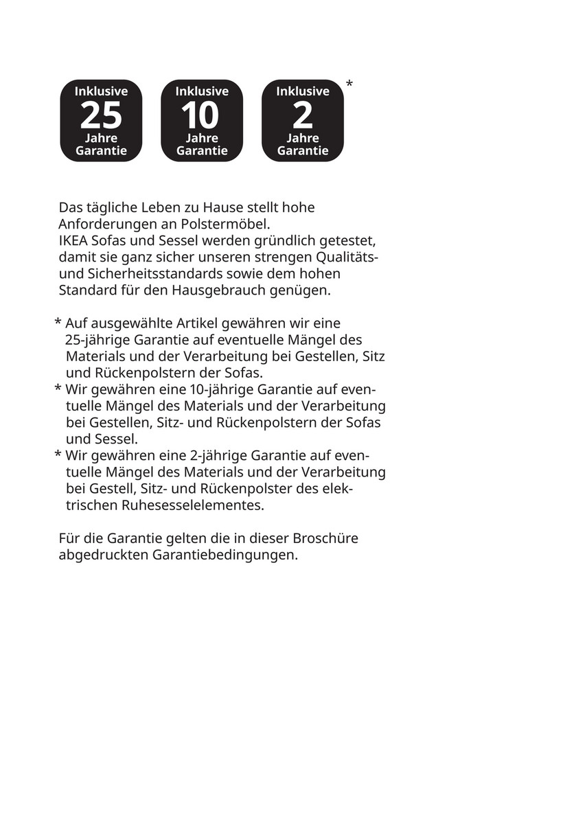 bijgeloof sap modus IKEA Germany (German) -  HFB01-02_21_01_Guarantee_Brochure_Polstermoebel_A5__10-2022_8S_oE - Seite  4-5